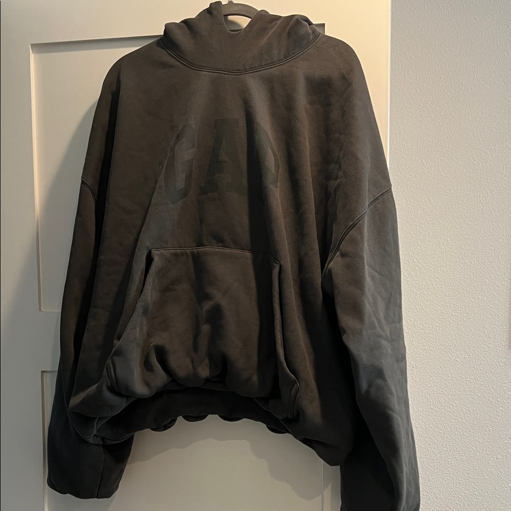 YZY GAP Charcoal Hoodie Size Medium